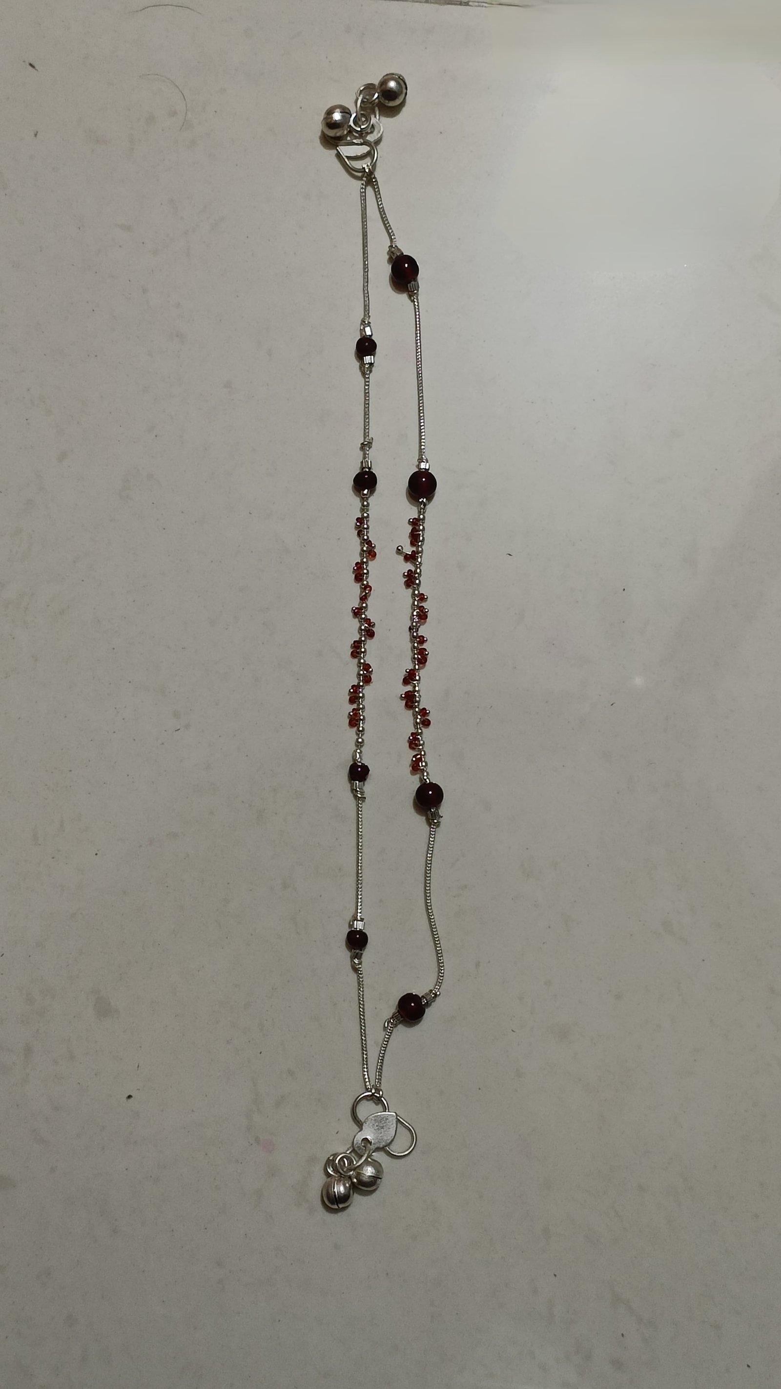 Ghungroo Sound Shree Women's Fashion Queen Latest Brass Anklet Traditional Ethnic Stylish Imitation Anklets for Woman / Girls