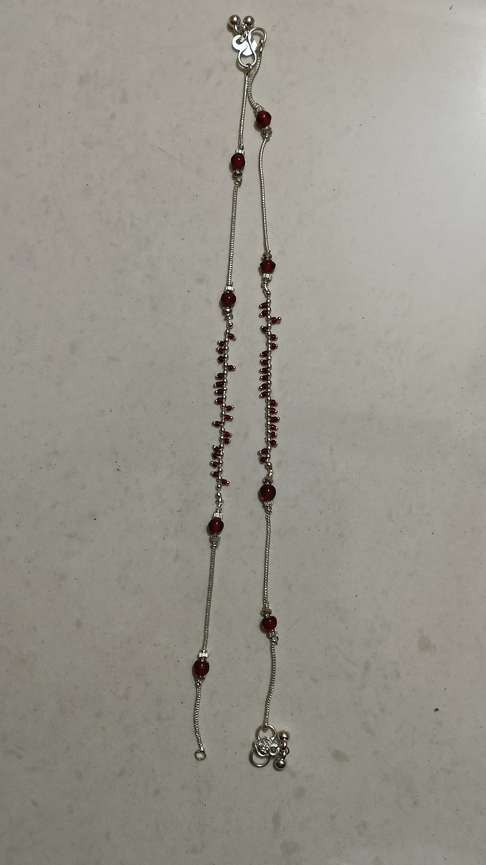 Shree Women's Fashion Queen Latest Brass Anklet Traditional Ethnic Stylish Imitation Anklets for Woman / Girls